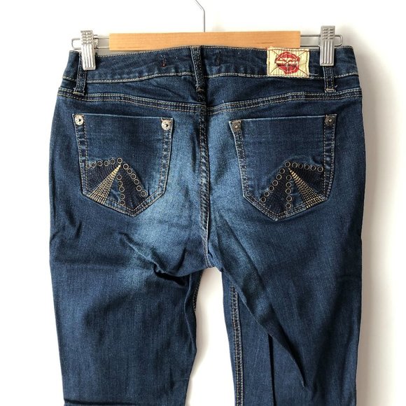 Dark Blue Skinny Jeans - Picture 7 of 9